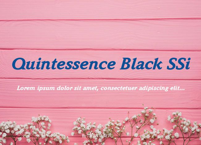 Quintessence Black SSi example